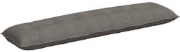 vidaXL Rugkussen Lichtgrijs 200 x 50 cm Corduroy stof