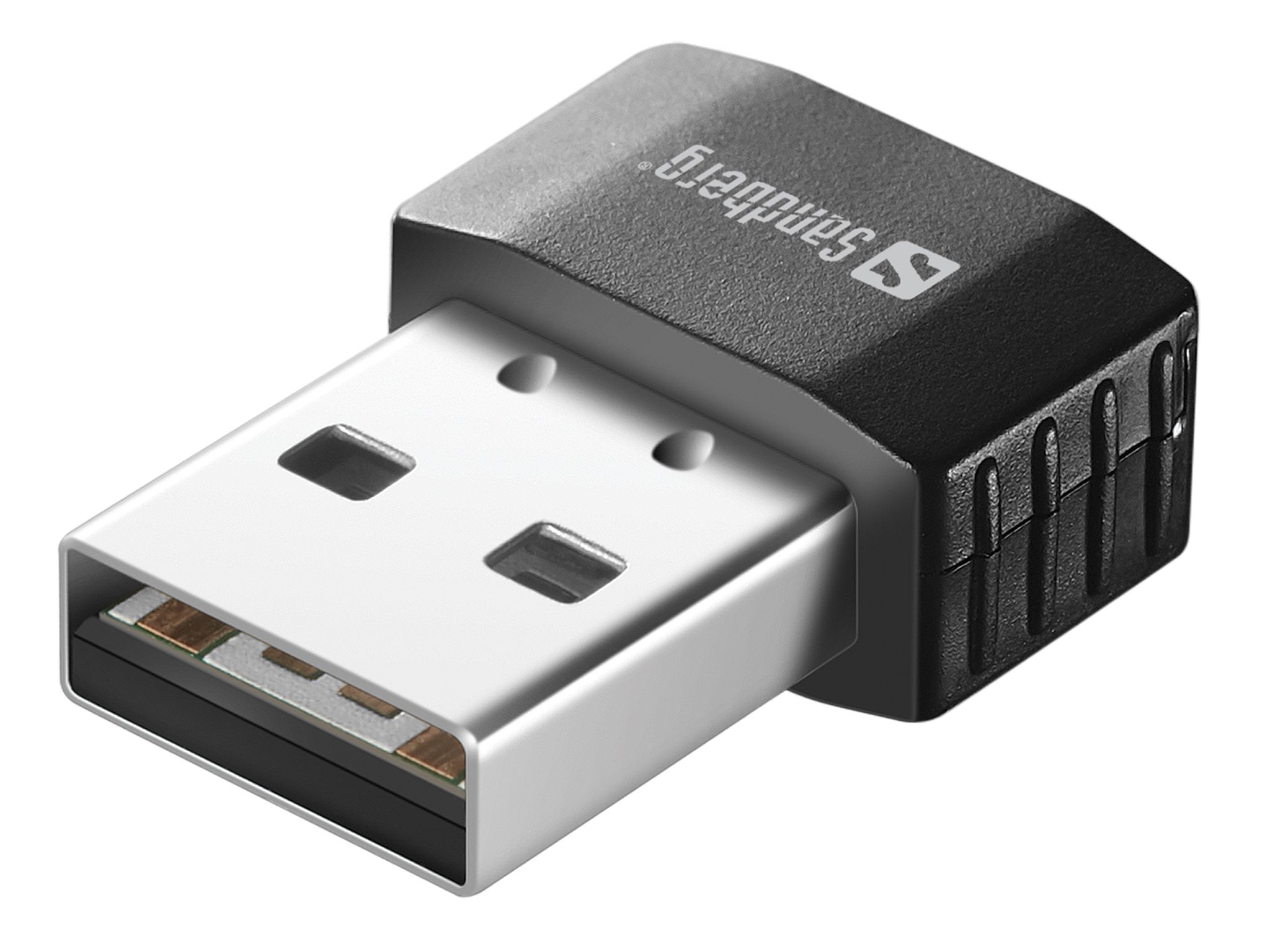 Sandberg Micro Wifi Dongle - 650 Mbit/s - Zwart