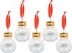 Stern Fabrik Kerstballen vulbaar - Transparant - Kunststof - 18 stuks - 6 cm