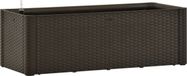 vidaXL Jardinière haute avec système d'arrosage automatique 100x43x33 cm moka