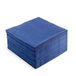 Morigami, Premium servet in standaardformaat, 1/4 vouw, 50 servetten, Airlaid Finish, blauw