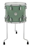PDP Concept Maple Floor Tom, 14" x 12", Satin Seafoam Finish Ply