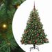 vidaXL Kunstkerstboom met 150 LED, Groen, 150 cm