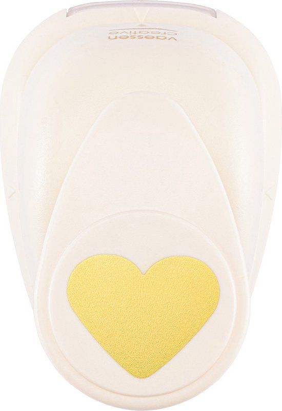 Vaessen Creative Figuurpons Hart Formaat M - 21x25mm