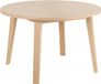 Giga Living Eettafel Annie - Rond Uitschuifbaar Naturel - Ø120/220x75cm