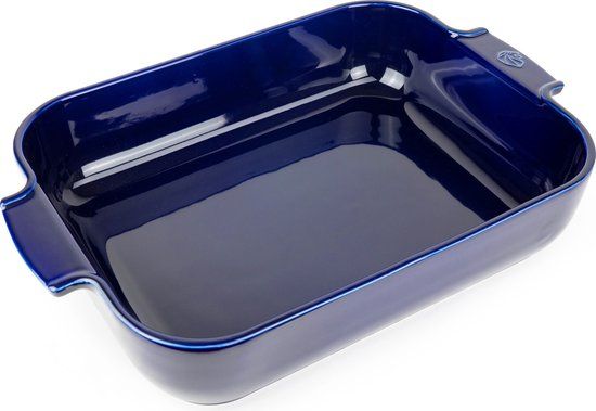 PEUGEOT Ovenschaal Appolia rechthoek 34/40 cm blauw