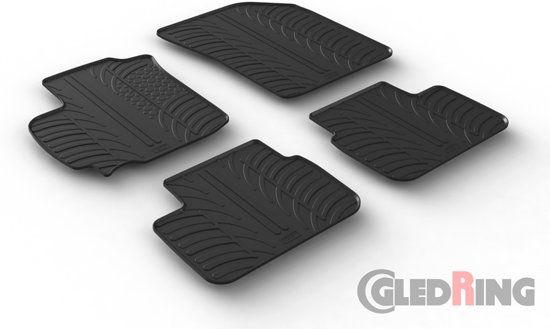 Gledring Rubbermatten Suzuki Swift 5-deurs 2010-2017 (T profiel 4-delig)