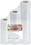 Vacuümrollen KitchenBoss Vacuümrollen folierollen vacuümzakken foliezak vacuümfolie: 15/20/28 x 500 cm inlafolie voor folie-lasapparaat, aromadicht BPA-vrij 3 rollen