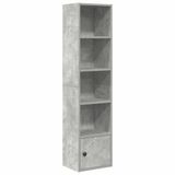 VidaXL Boekenkast 31x24x127 cm bewerkt hout betongrijs