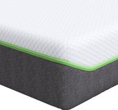 vidaXL Matras, medium stevigheid, 140 x 200 cm, wit en grijs