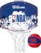 Wilson NBA Team Mini Basketbalmand Zwart