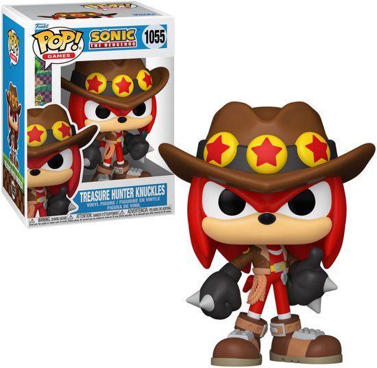 Funko Sonic The Hedgehog Treasure Hunter Knuckles Vinylfiguur