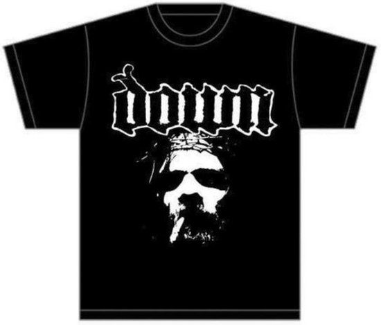 de.phononet Down - Face Heren T-shirt - S - Zwart