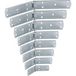 VORMANN French box strap rolled with riveted pin L 200mm steel galvanized