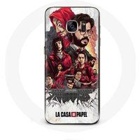 Maniacase Hoesje voor Samsung Galaxy S7 Edge La Casa De Papel poster kunst