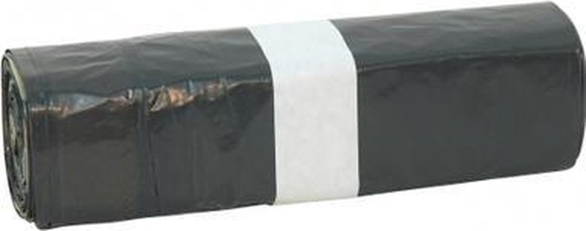 Europroducts Afvalzak LDPE zwart met trekband 45 x 45/5 cm T25, 25 x 20 zak