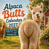 Alpaca Butts Calendar 2027: Fluffy Rear Views, Silly Faces and Farmyard Fun