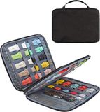 By Qubix - Organizer / opbergtas - Dubbele laag XL - Smartwatch bandjes & accessoires - Zwart