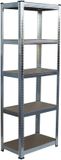 Merkloos Relaxdays Stellingkast - 180x50x30 cm - 875 kg - metaal - zilver