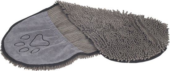 Dirty Dog Shammy - Hondenhanddoek - Grijs - 80x35 cm