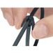 HellermannTyton 115-40300 REZ300-N66-BK-C1 Serre-tête 305 mm 4.70 mm Noir Avec fermeture à ailettes, Refermable 1 pièce(s)