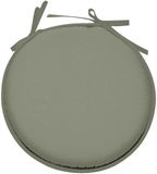 Merkloos Stof Textile Home stoelkussens - groen - rond