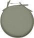 Merkloos Stof Textile Home stoelkussens - groen - rond