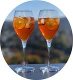 Topkapi Aperol Spuit glas Mara XL – aperol glazen, cocktailglas, 445 ml, professioneel glas voor aperol spuit, Hugo, amalfi, cocktails, 6 stuks