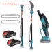 StarTech Elektrische takkensaag - 2-in-1 telescopische hoogstamzaag - Accu-aangedreven - 15 cm zaagblad - Geschikt voor hoge takken - Inclusief accu - Model D