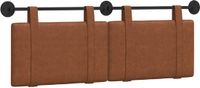 vidaXL Hangend hoofdbord Bruin Antiek PU
