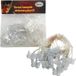 Bol Guirlande lumineuse décorative blanche en forme de papillons, avec 20 LED sur un câble transparent