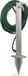 Relaxdays colonne d'eau - avec support de tuyau d'arrosage - 66 x 30 x 15 cm - acier inoxydable - argent