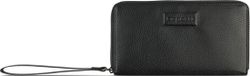 Bugatti Elsa Portemonnee RFID-bescherming Leer 19 cm - Dames - Horizontaal - Zwart