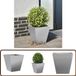 vidaXL Plantenbak - Gegalvaniseerd Staal - 30x30x30 cm