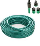 Shenzhen Haorui Industrial Technology Co., Ltd. 15 Meter Tuyau d'eau extérieur renforcé en PVC pour jardin, kit de démarrage avec raccords et pistolet pulvérisateur