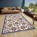 Hanse Home Caracci Oosters - Oosterse loper, klassiek dicht geweven met ornamenten en bloemmotieven, zacht, laagpolig voor slaapkamer, eetkamer, woonkamer, hal, keuken, crème, 200 x 280 cm