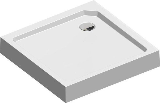 Best Design opbouwdouchebak vierkant 90x90x14 cm - Wit