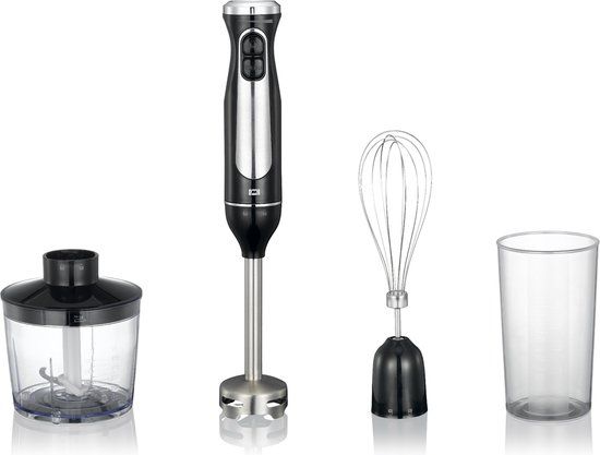 Melissa 16210069 Staafmixer set - 600W - Zwart RVS
