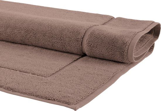 Aquanova London Badmat Camel - 70 x 120 cm - Bruin - Katoen