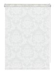 GARDINIA Mini-rolgordijn Ornament om te klemmen, voor daglicht, ondoorzichtig, alle montageonderdelen inbegrepen, rolgordijn met klemmen, wit, 45 x 175 cm
