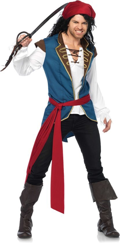 Leg Avenue Pirate Scoundrel Deluxe Heren Kostuum