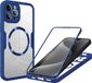 Techsuit Hoesje geschikt voor Apple iPhone 16 Pro Max - ColorVerse 360 Case met Screenprotector - Geschikt voor MagSafe - Blauw