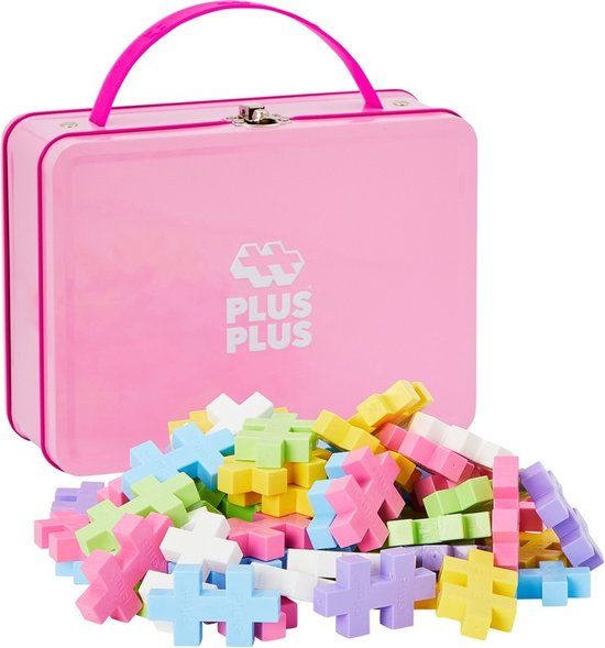 PlusPlus Plus-Plus - BIG Suitcase Metal - Pastel (2-776) | 70 Pieces | 5+ Years