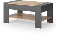 Vicco August Salontafel – 99.6 x 58.8 cm met lade Eik goud/antraciet