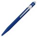 Caran d'Ache 849 Metal Range balpen - metaal saffierblauw, inchiostro blu