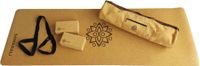 Samarali Classic Advanced Yoga Cadeaupakket - kurk yogamat / yogatas/ blokken /milieuvriendelijk / antibacterieel