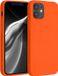 kwmobile telefoonhoesje geschikt voor Apple iPhone 12 mini - Back cover in neon oranje