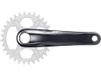 Shimano DEORE XT FC-M8130 12-voudig zonder kettingblad crankstel, zwart, 180 mm