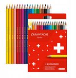 Caran d'Ache SWISSCOLOR Kleurpotloden, Etui met 18 stuks
