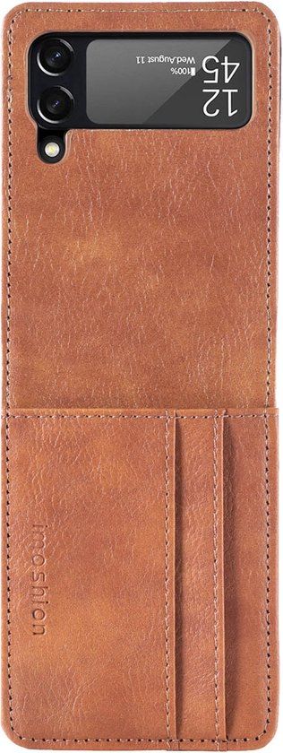 iMoshion Book Case Samsung Galaxy Z Flip 4 - Brown - with Card Holder